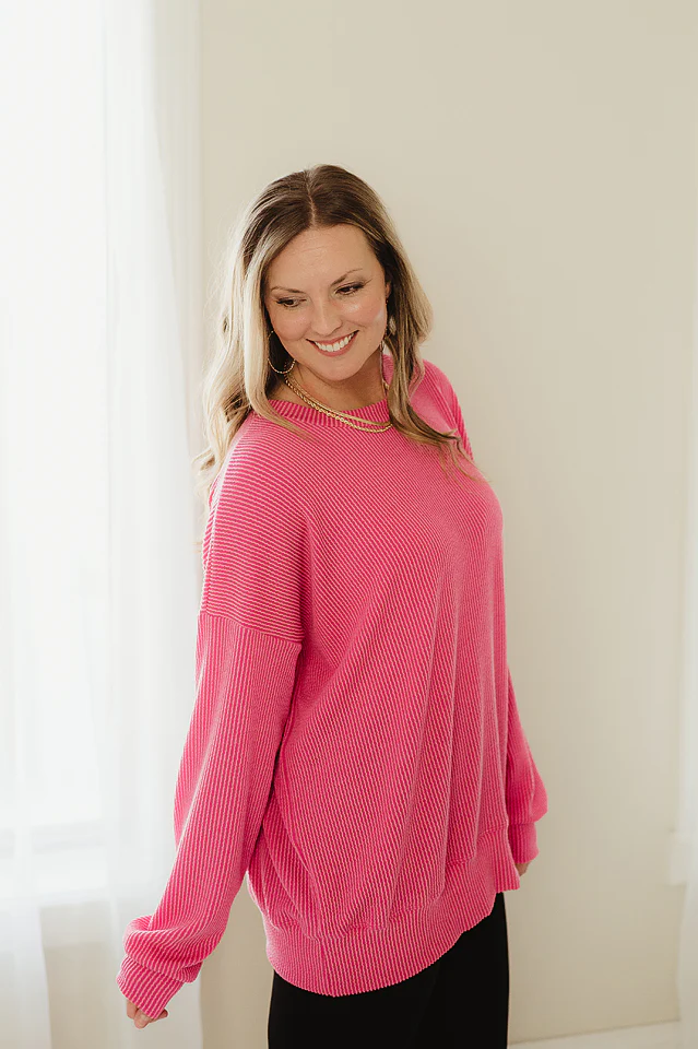 Oversized Two Tone Pullover {more colors available} - Image 64