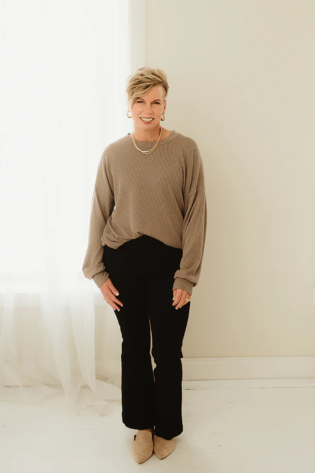 Oversized Two Tone Pullover {more colors available} - Image 78