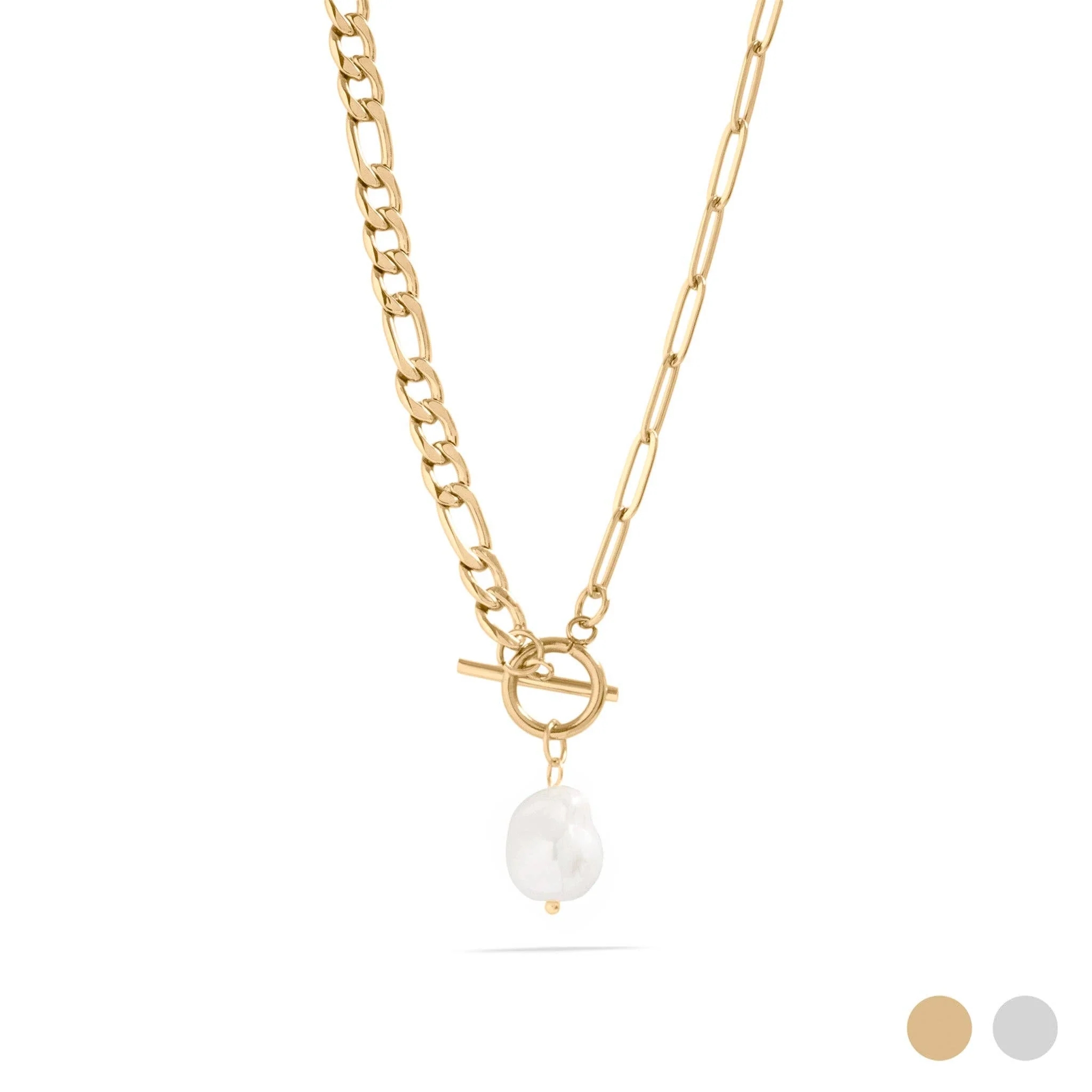 Pearl Charm Necklace