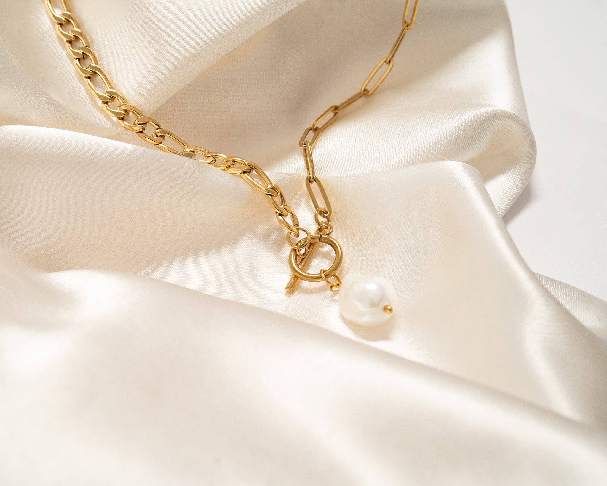 Pearl Charm Necklace - Image 7