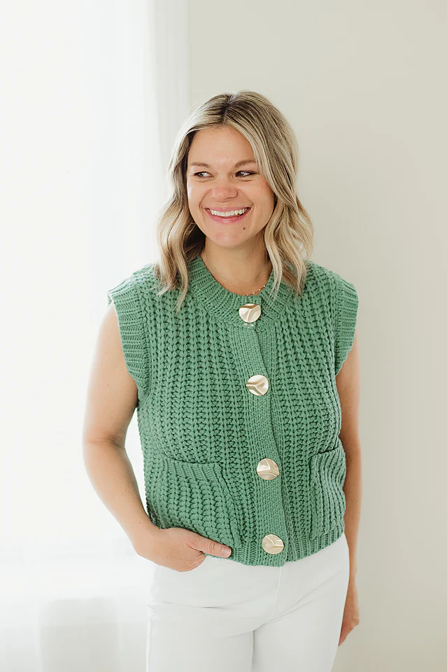 Teal Green Elevated Everyday Vest