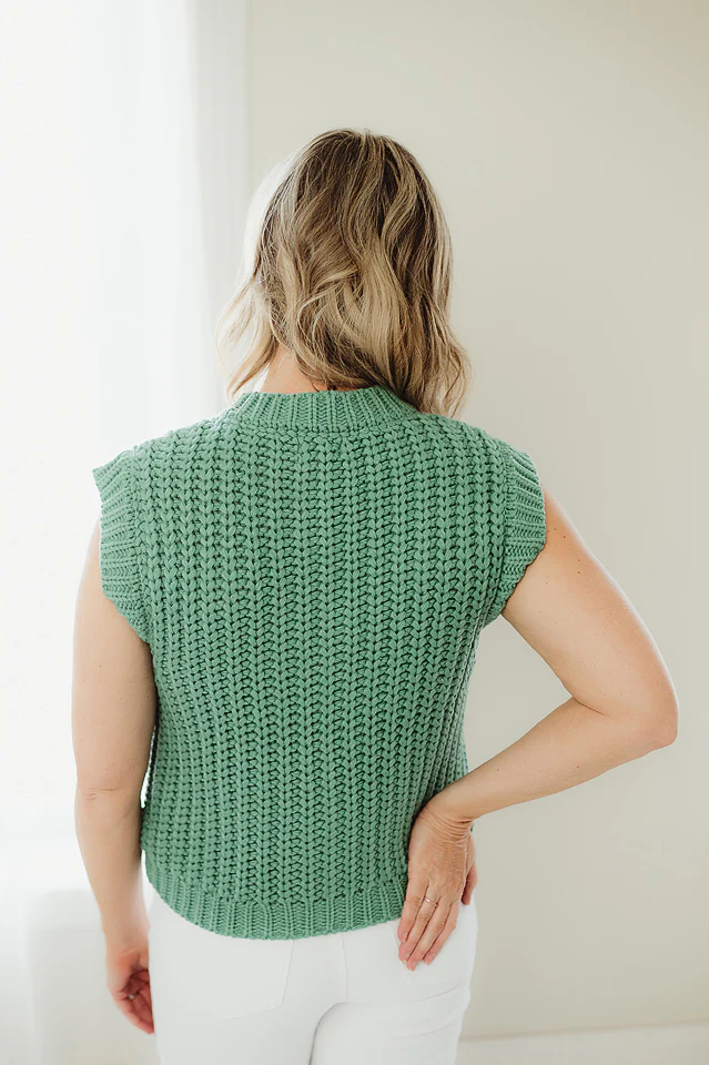Teal Green Elevated Everyday Vest - Image 4