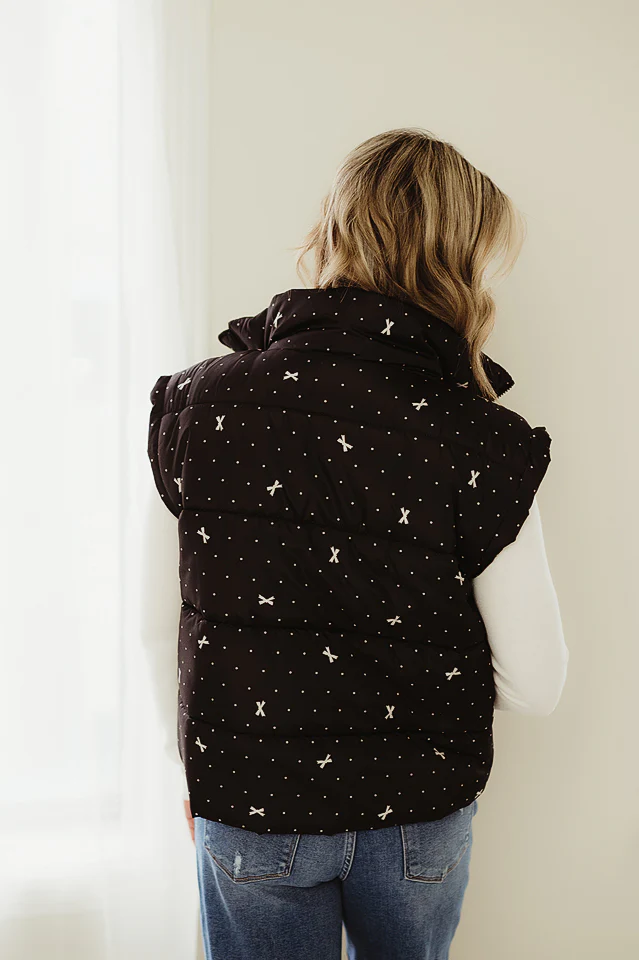 Polka Dot Bow Vest - Image 6