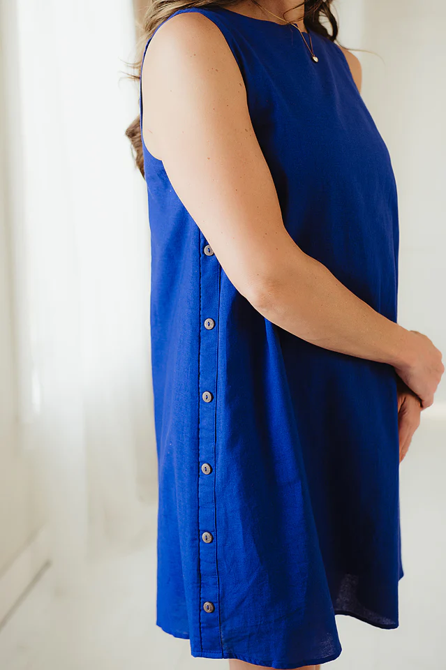 Portside Button Dress - Image 4