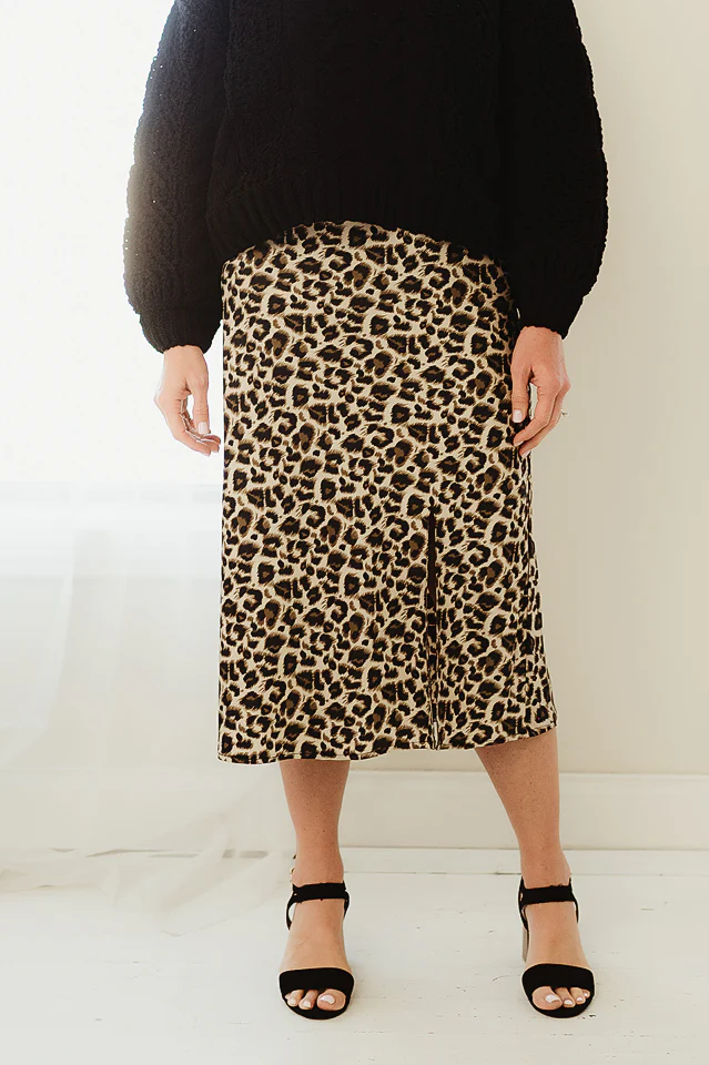 Power Luxe Leopard Skirt