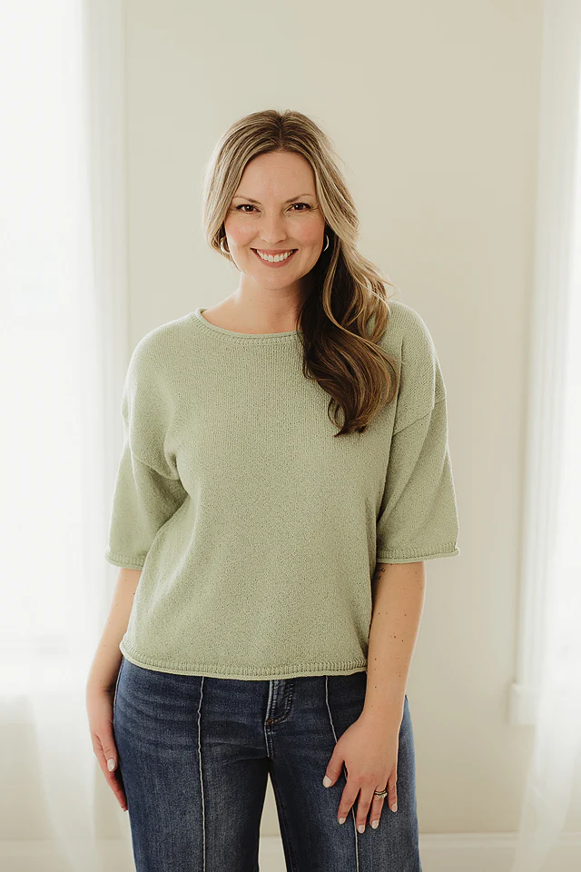 Raw Edge Boxy Top - Image 5