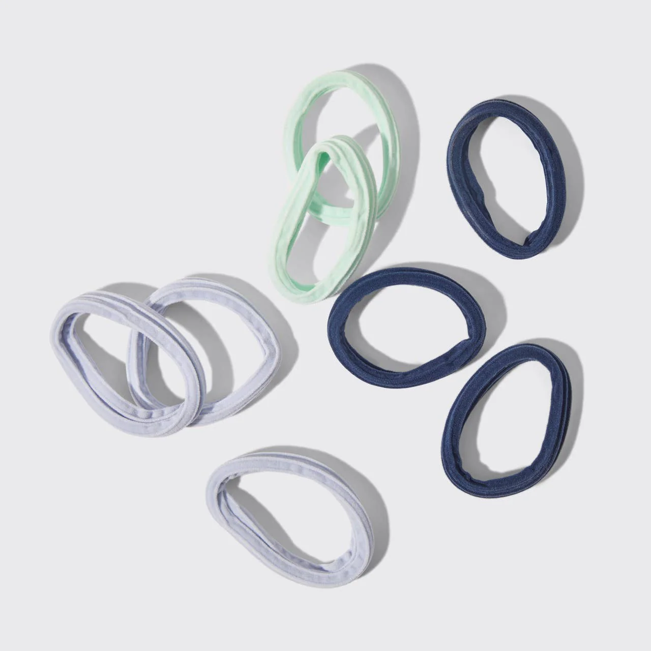 Seamless Hair Elastics - 8pc - Garden Bouquet - Image 2