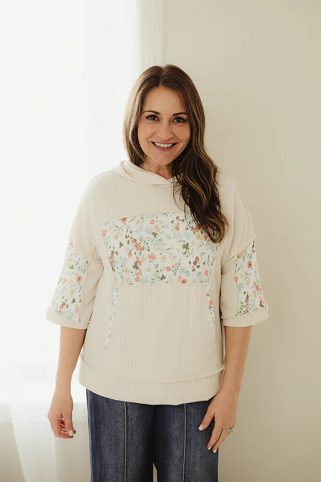 Ribbed Garden Hoodie