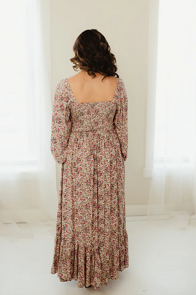 Vintage Charm Floral Maxi - Image 4