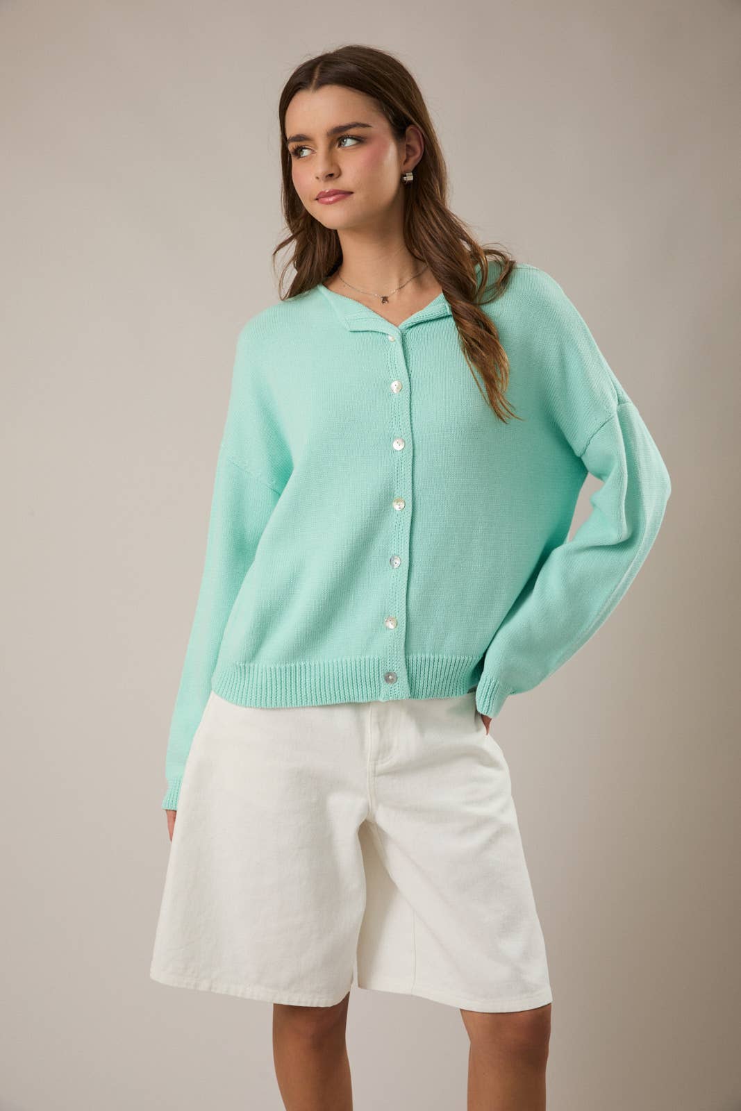 Emma Delicate Hem Cardigan - Image 5