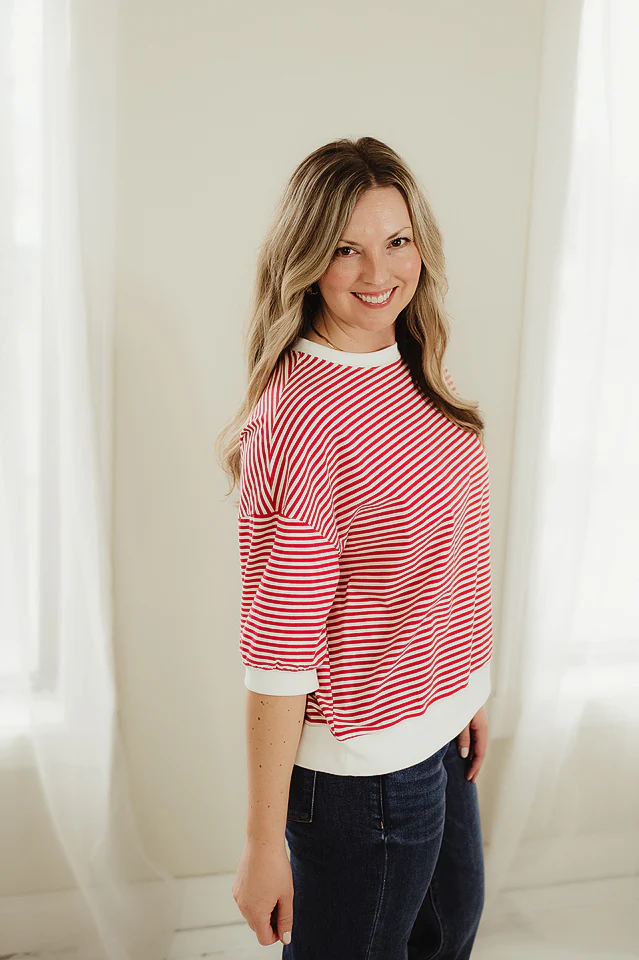 Ruby Eastside Stripe Crew - Image 2