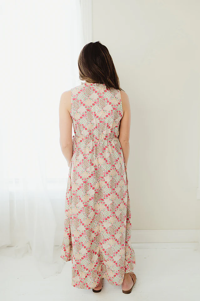 Ruffle Trim Sleeveless Maxi Dress - Image 4