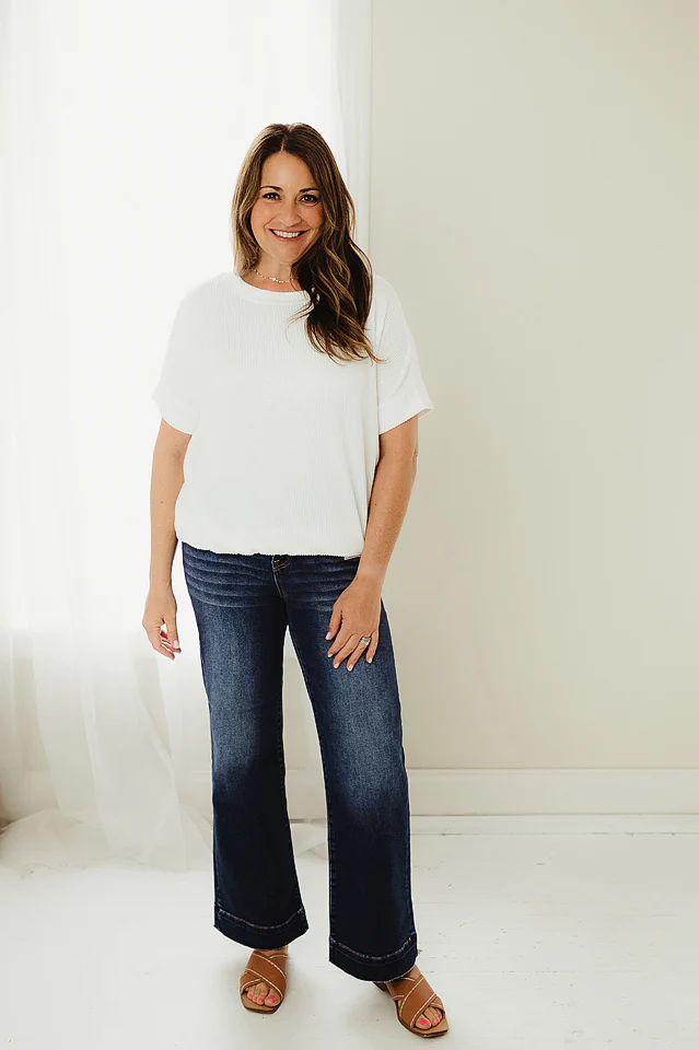 White Core Stride Top - Image 2