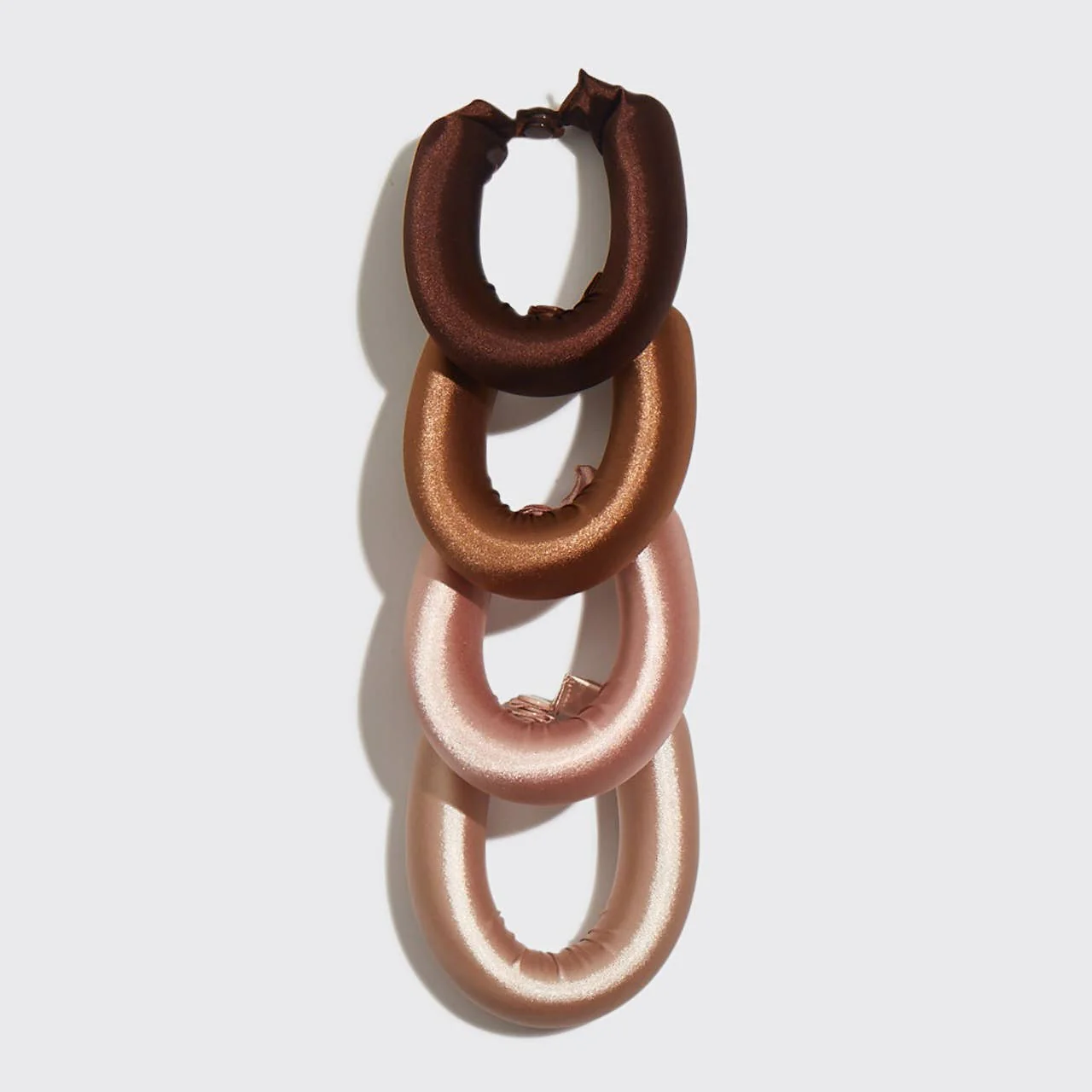Satin Jumbo Flexi Rods - 4pc - Rosewood - Image 5