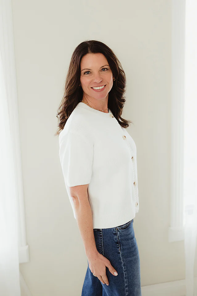 White Camille Soft Knit Cardigan - Image 3