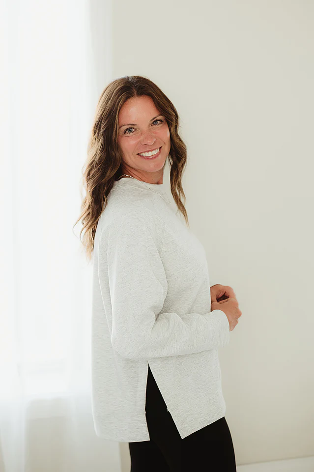 Side Slit Scuba Pullover {more colors available} - Image 12