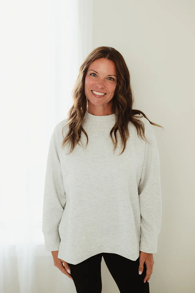 Side Slit Scuba Pullover {more colors available} - Image 9
