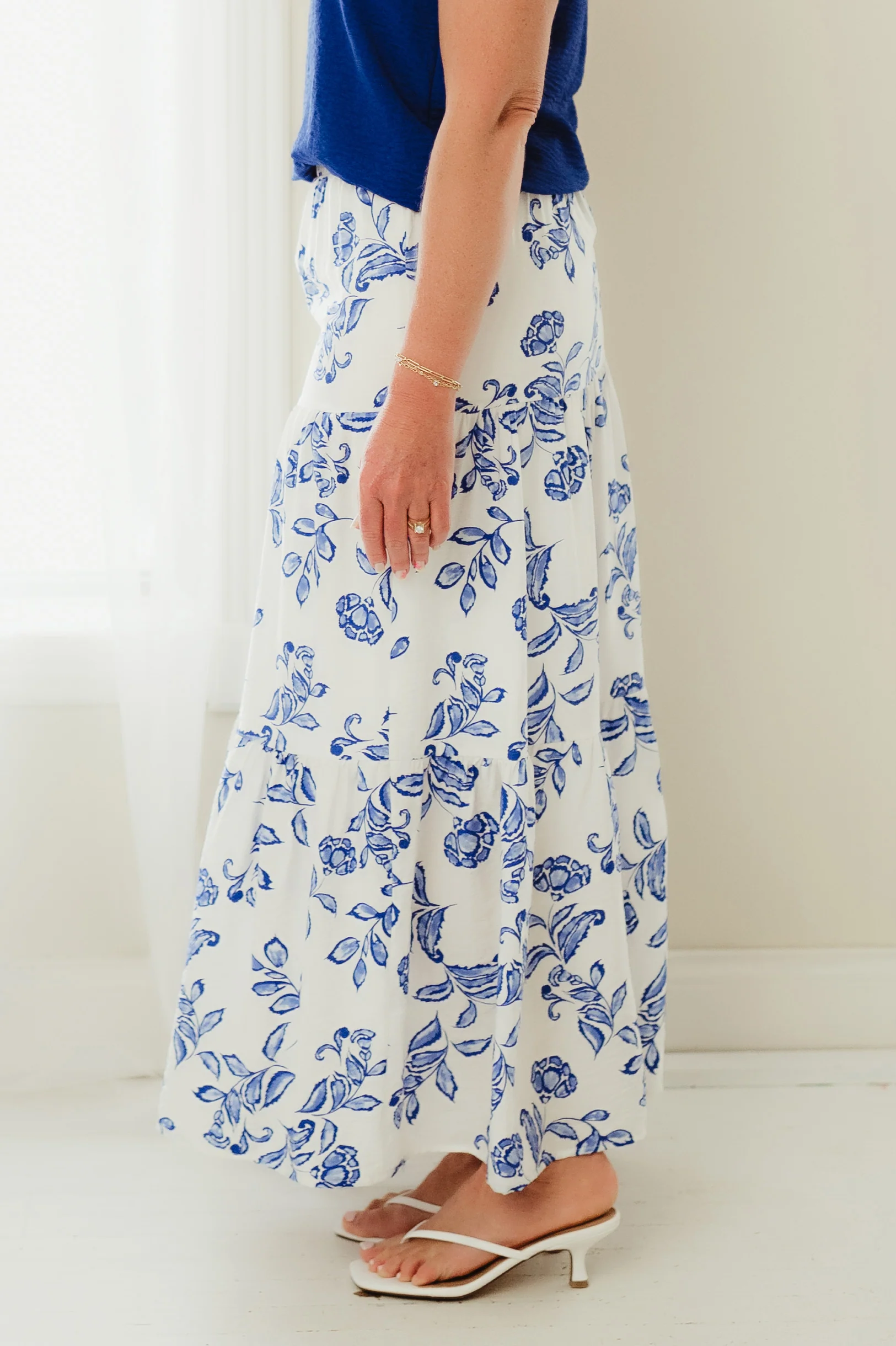 Coastal Bloom Maxi Skirt - Image 2