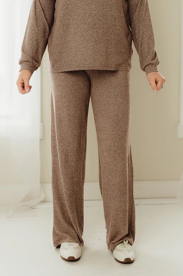 Brown Soft Melange Lounge Set - Image 4