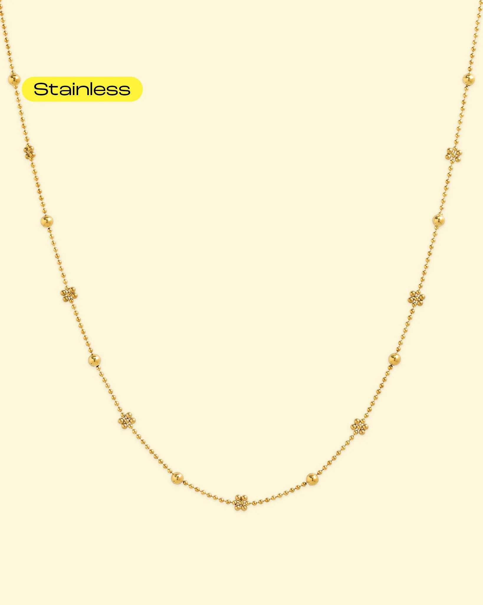 Clover Charm Dainty Necklace - Image 3