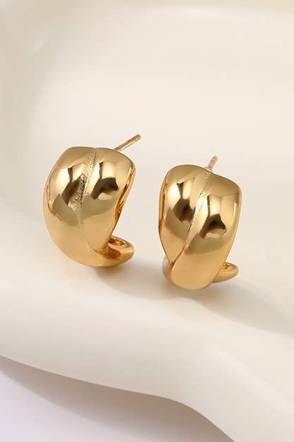 Stainless Huggie Hoops - Image 3