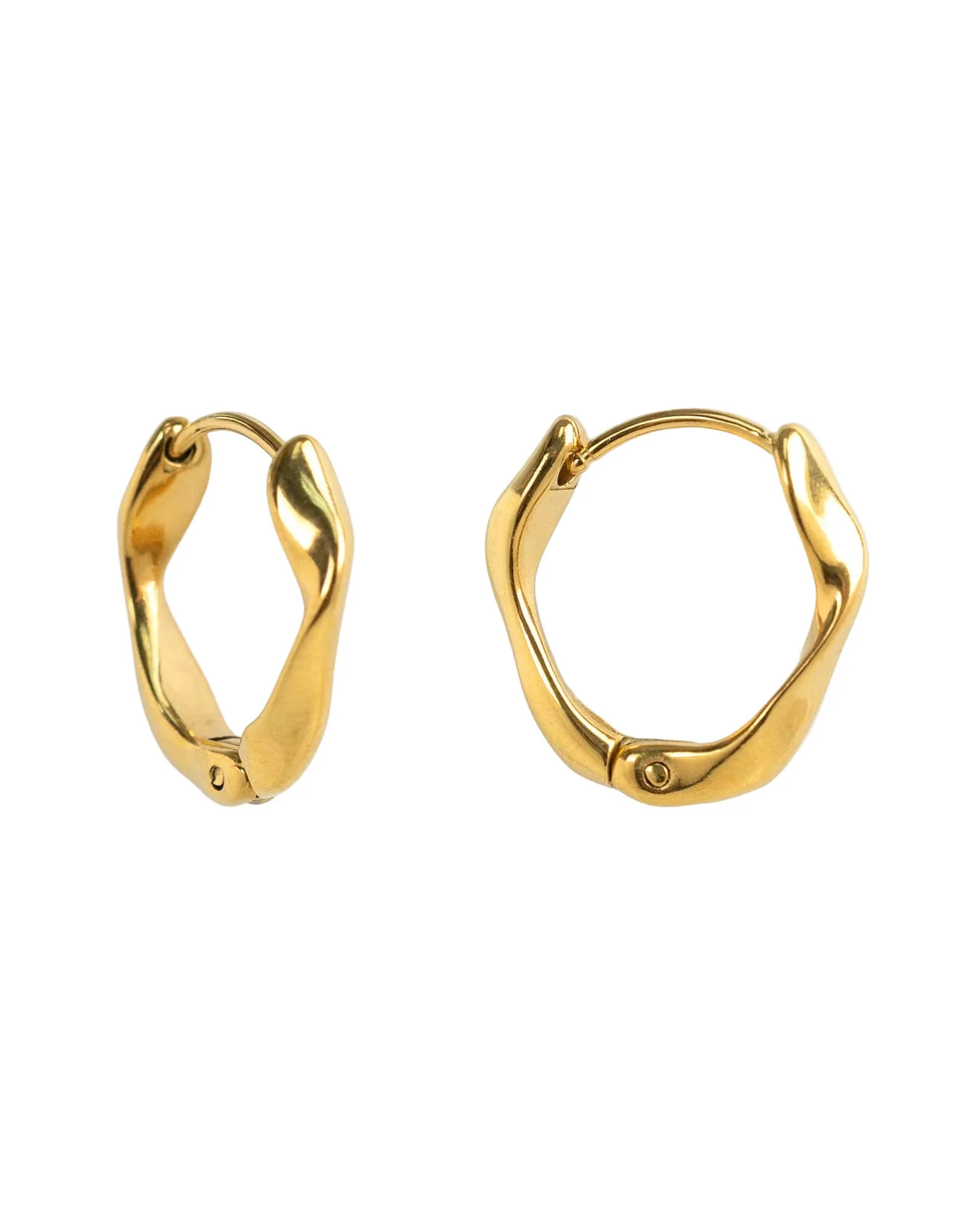 Stainless Organic Shaped Hoops