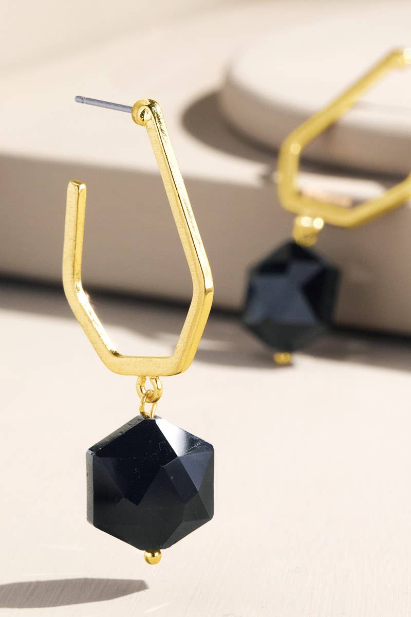 Steel Teardrop Earrings