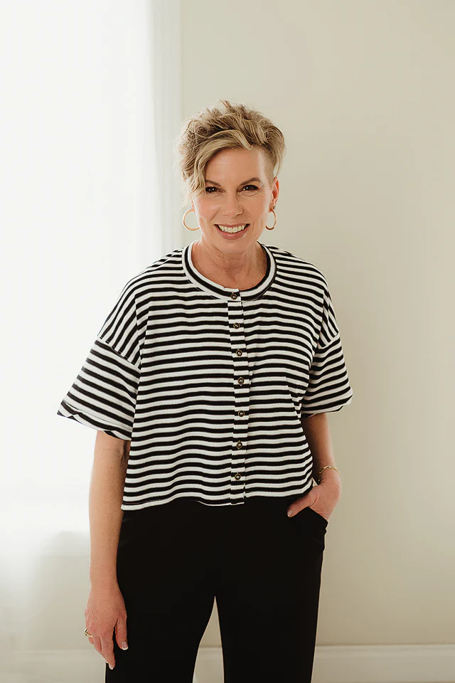 Shoreline Cropped Henley