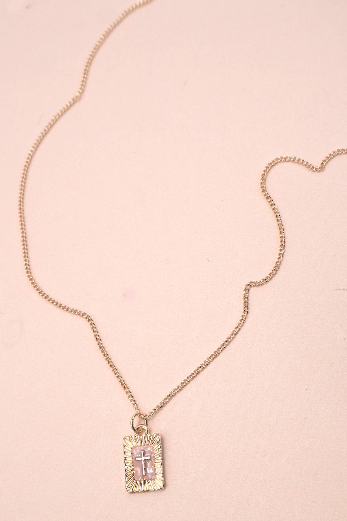 Sunburst Cross Necklace - Image 2