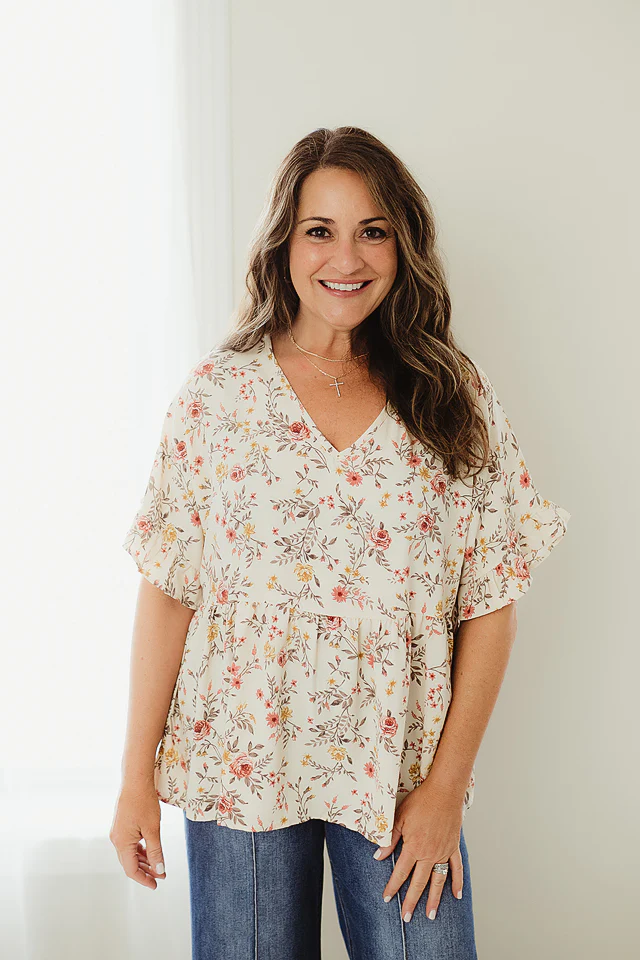 Blossom Keyhole Blouse