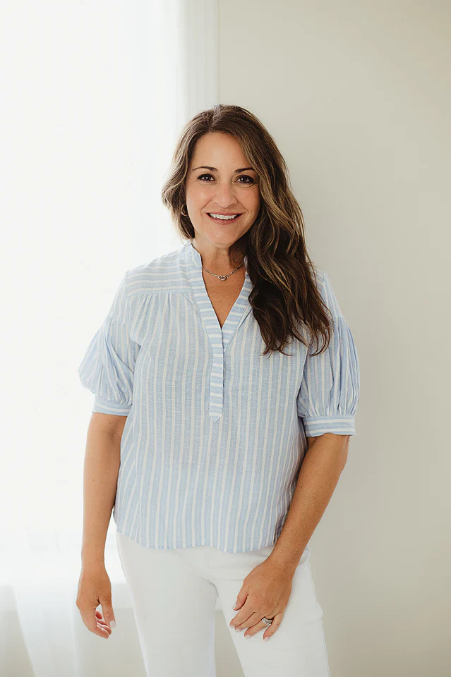 Light Blue Linden Pullover Shirt