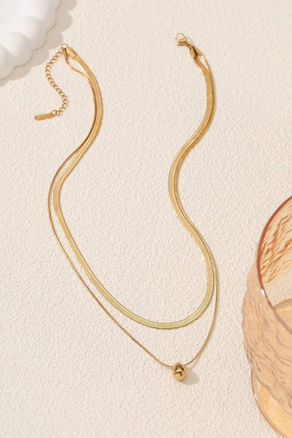 Teardrop Double Necklace - Image 3