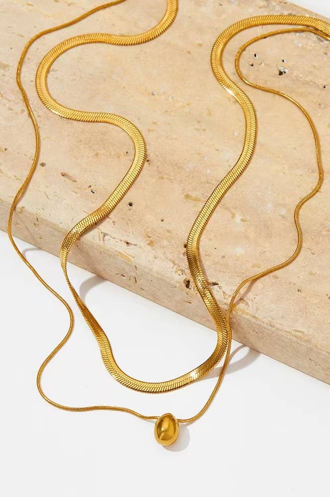 Teardrop Double Necklace - Image 5