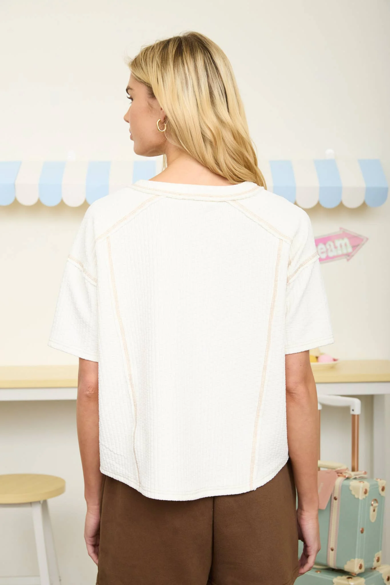 Ivory Weekend Henley - Image 2