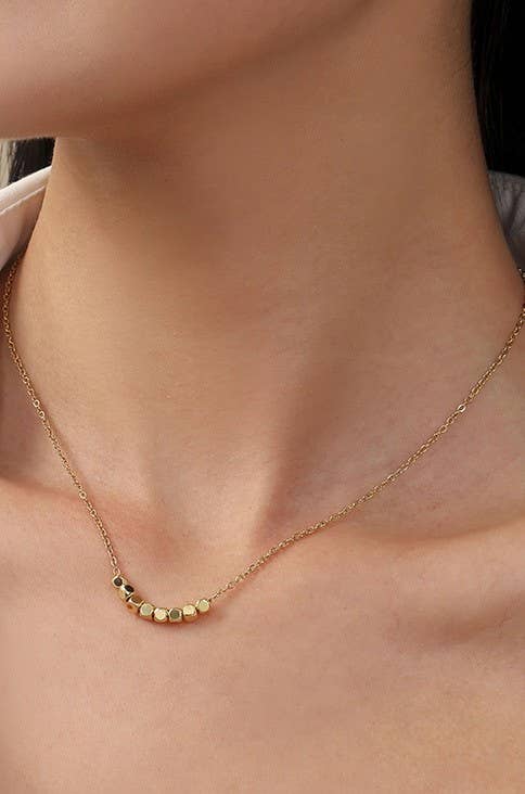 Titanium Cube Necklace