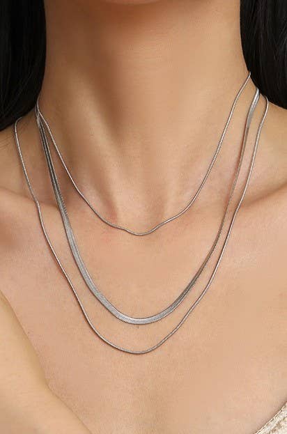 Titanium Layered Necklace