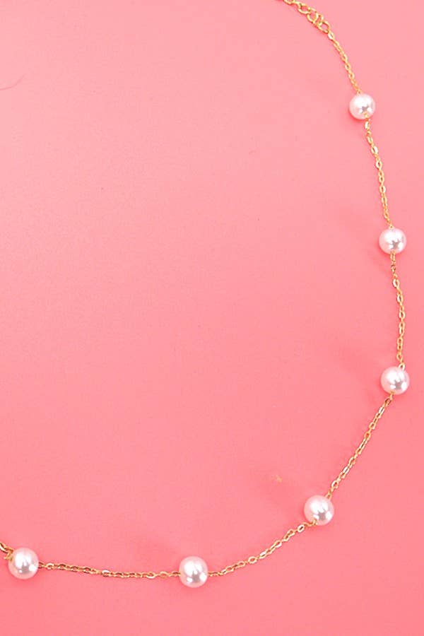 Timeless Pearl Link Necklace - Image 4