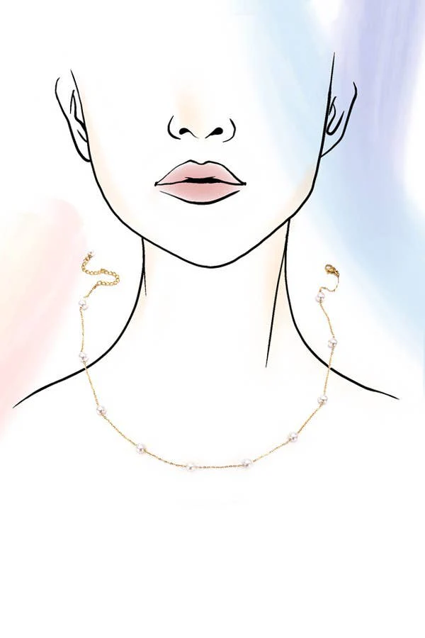 Timeless Pearl Link Necklace - Image 5