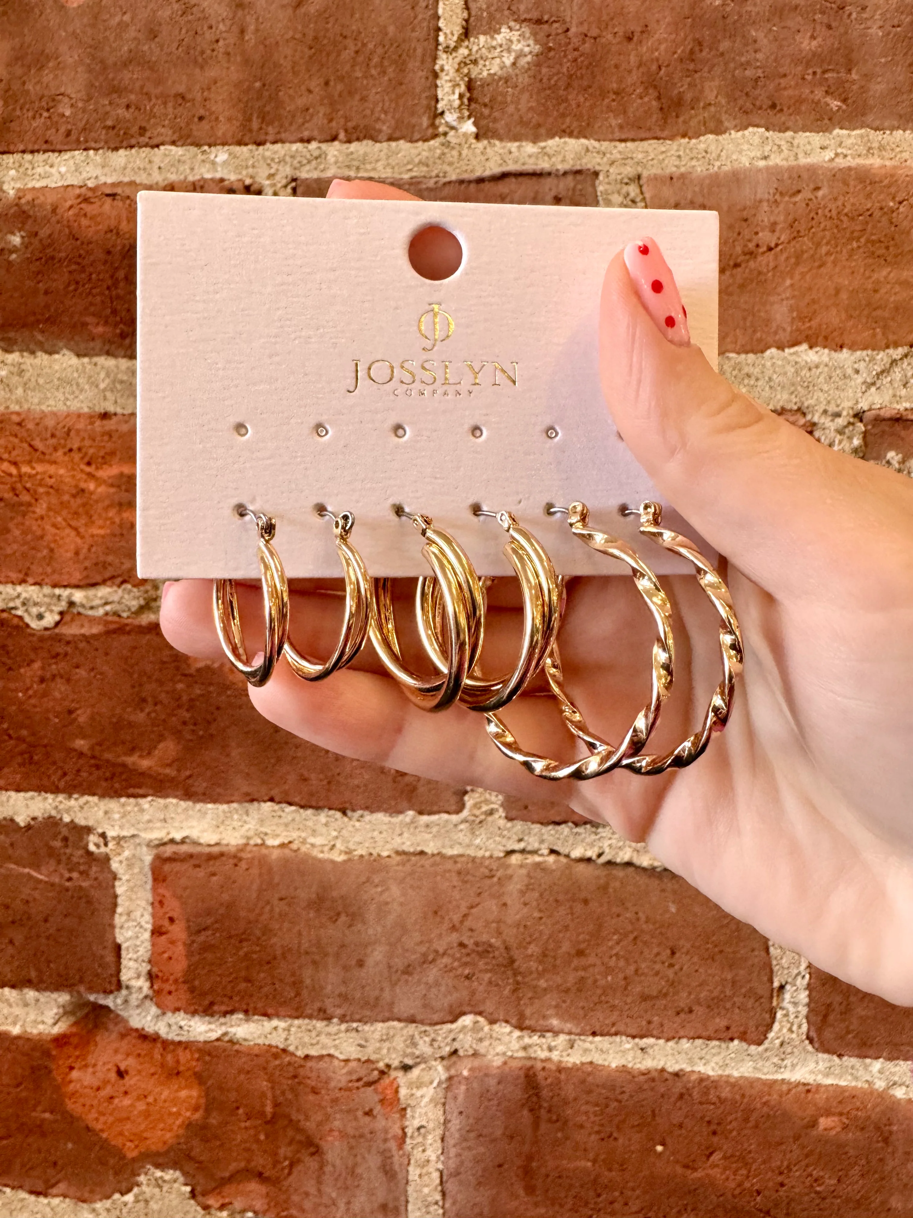 Radiant Twist Trio Earrings