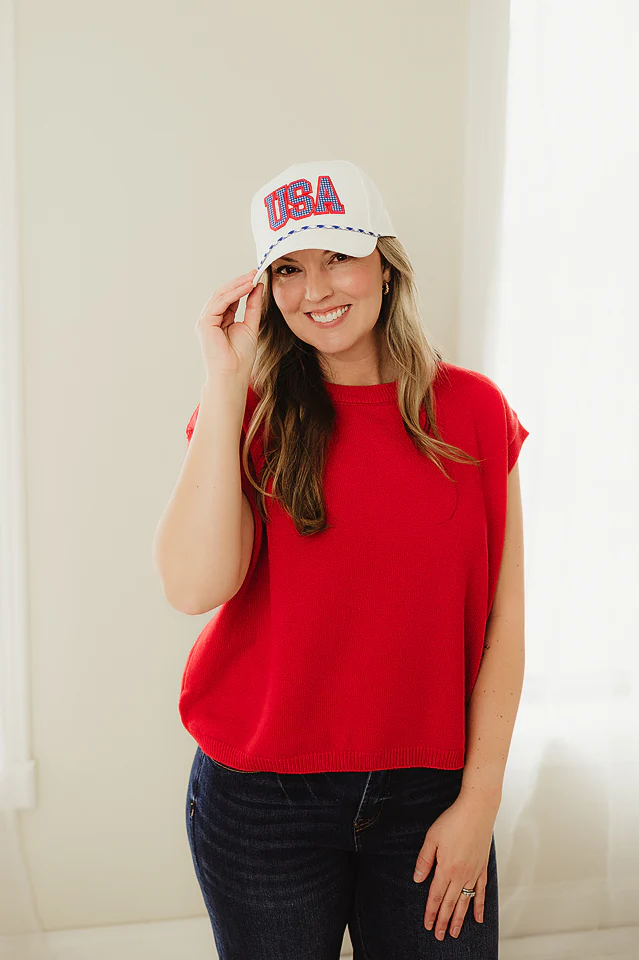 "USA" Patch Rope Hat