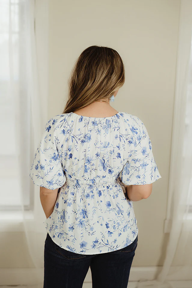 Sweet Meadow Babydoll Blouse - Image 4