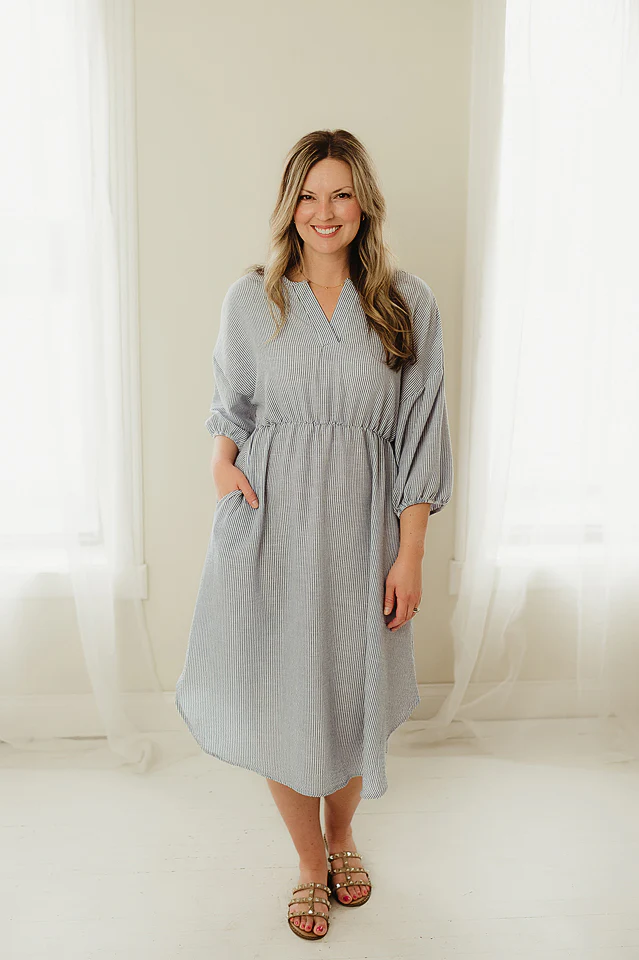 Vera Stripe Midi