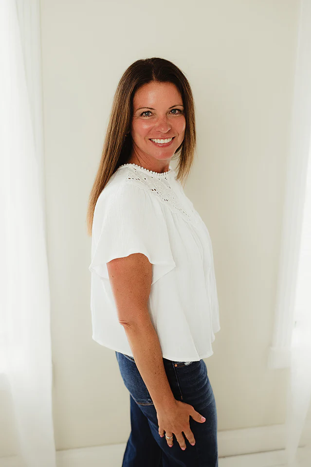 White Bloom Lace Top - Image 2