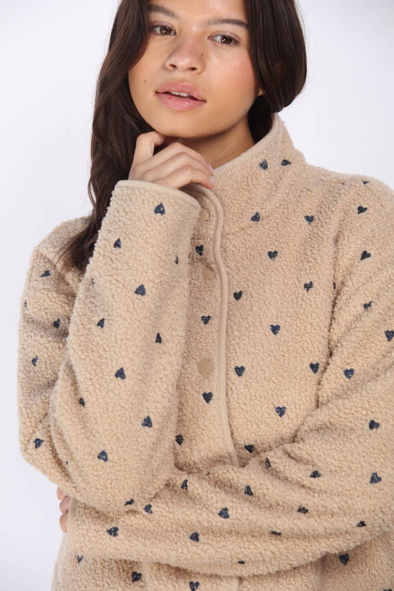 Heart Sherpa Jacket