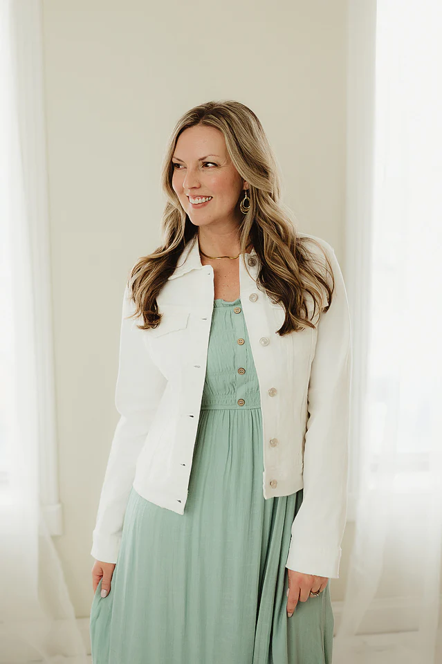 White Classic Denim Jacket