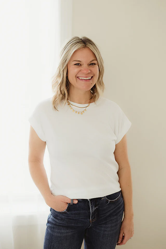 White Cotton Short Sleeve Tee