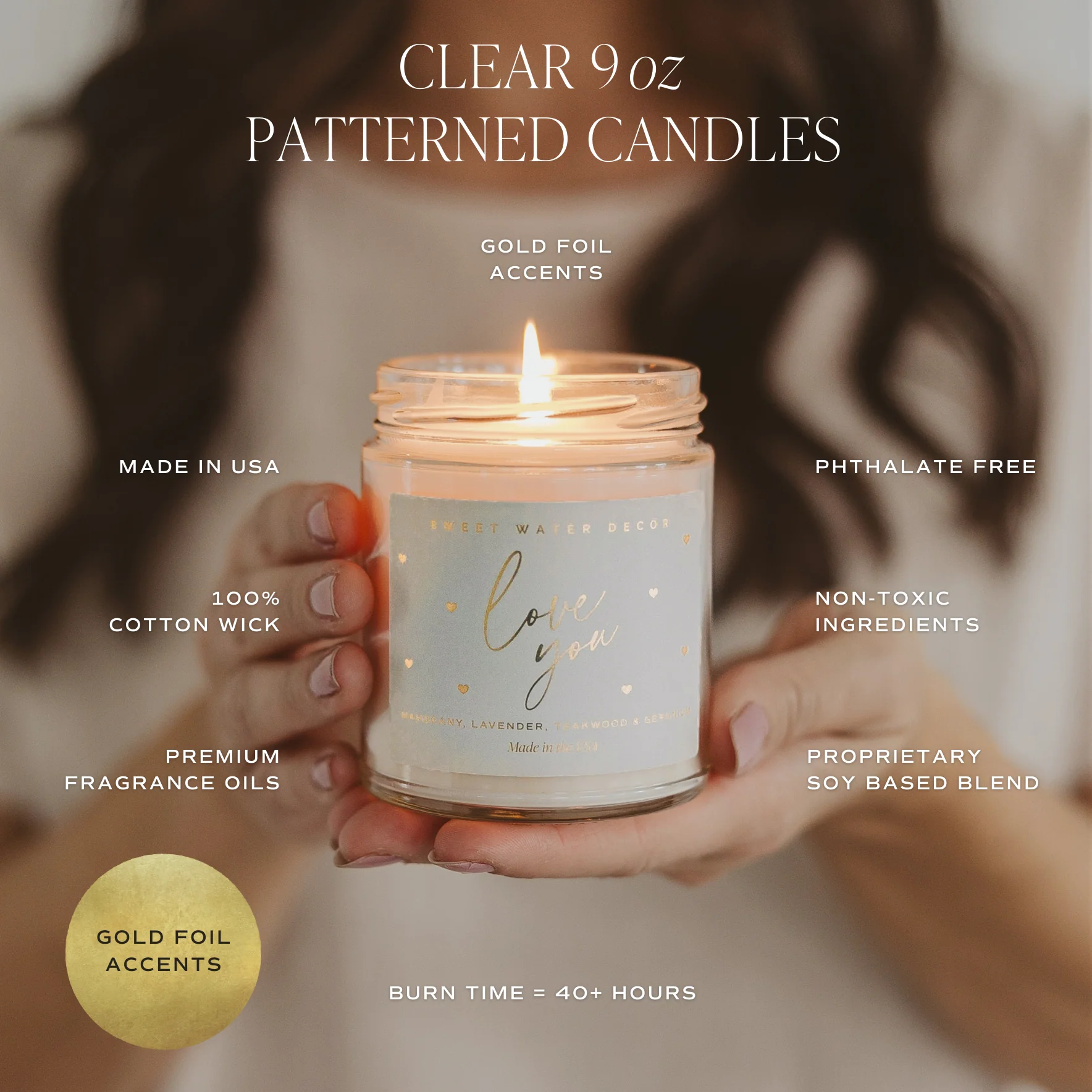 Wildflowers & Sea Salt Soy Candle - Image 5