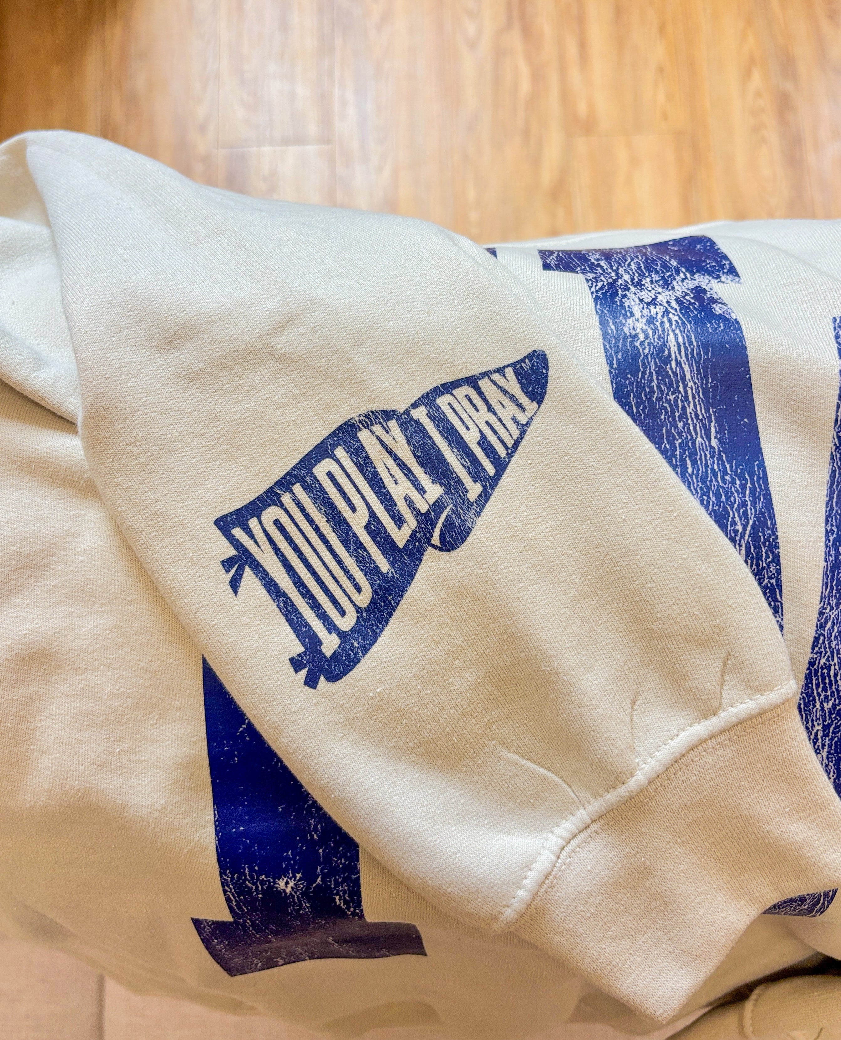 You Play I Pray - Cream Bruins Crewneck - Image 2