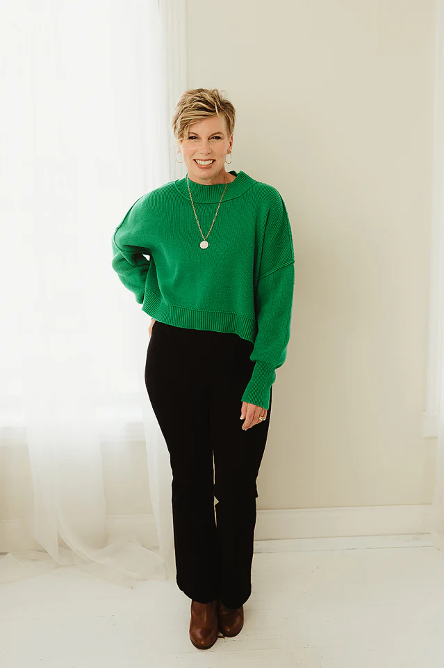 Oversized Cropped Sweater {more colors available} - Image 37