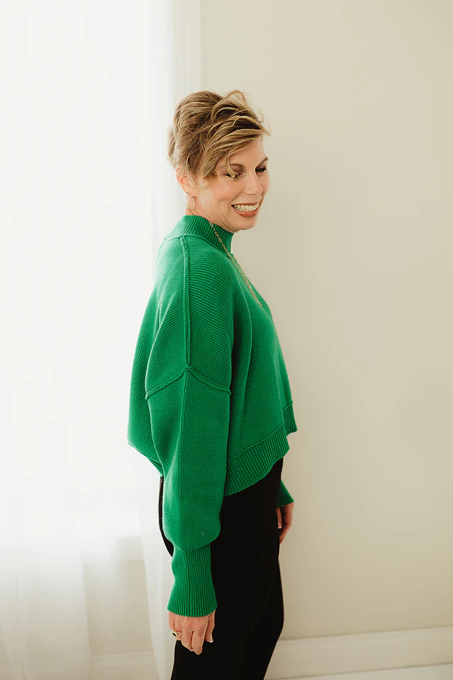 Oversized Cropped Sweater {more colors available} - Image 38